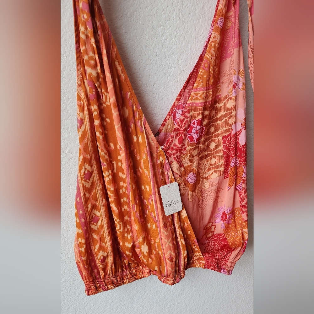 Free People Pink and Orange Tank Top - Picture 4 of 7